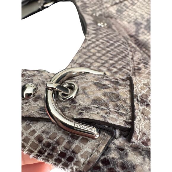 Vintage Coach Python Snake Skin Hobo Bag - Picture 12 of 12